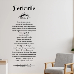 Sticker mare perete, Fericirile